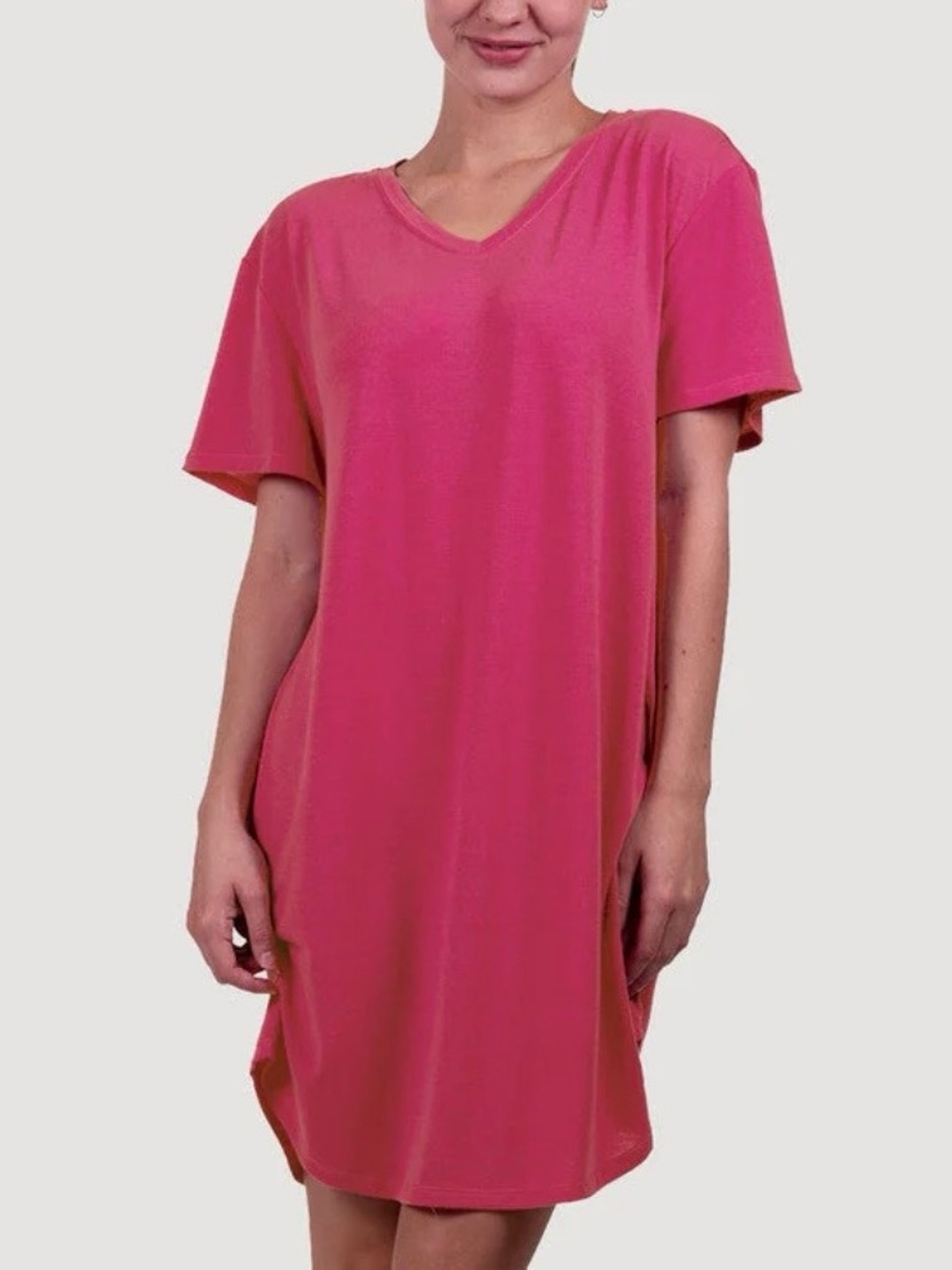 Natori Short Sleeve V-neck Nightgown